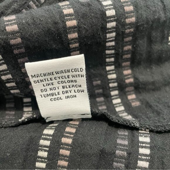 Habitat Size Small  Top Blouse Button Down Boho Art to Wear Lagenlook - Picture 8 of 8